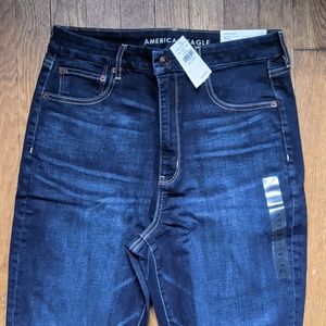 NWT AE Curvy Super Hi-Rise Flare Jeans Size 12